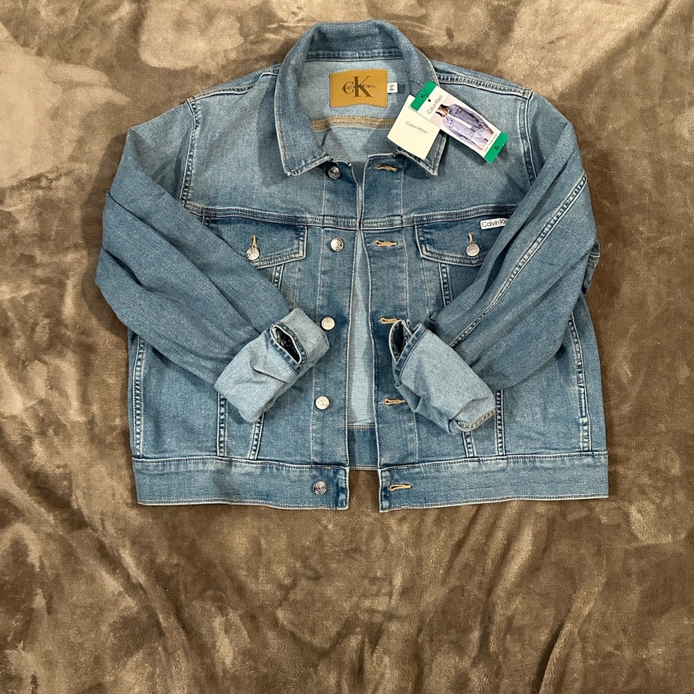 Calvin Klein Blue Denim Jean Jacket